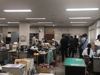 ゆび先の空　撮影風景