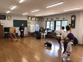 写真：常光寺撮影ロケの様子4