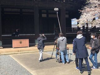 写真：八尾魅力発信CM撮影風景2