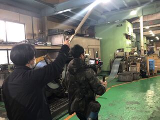 写真：企業デモ映像撮影風景1