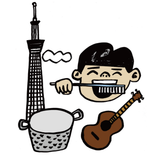 イラスト：八尾の名物2　ものづくりのまち