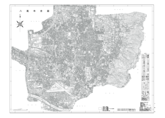地図：八尾市全図