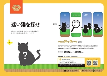 写真：迷い猫をさがせ　チラシ