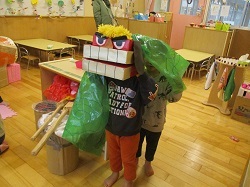 手づくり獅子舞