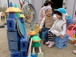 外遊びの写真