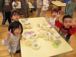 お楽しみ会食事