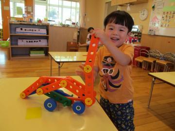 写真：3歳児　ブロック遊び2