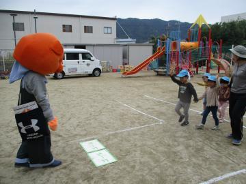 写真：3歳児　交通安全教室