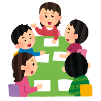 イラスト：打ち合わせ3