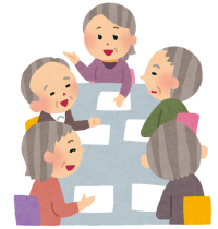 イラスト：打ち合わせ4