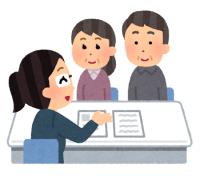 イラスト：健診の結果説明会
