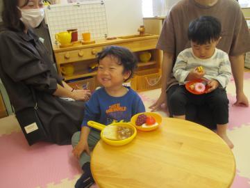 写真：1歳児年齢交流7