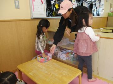写真：2歳児年齢交流6