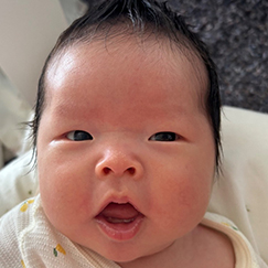 写真：赤ちゃん　なぎは