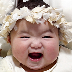 写真：赤ちゃん　ほのか