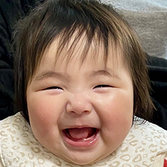 写真：赤ちゃん　ひかり