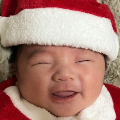 写真:赤ちゃん あお