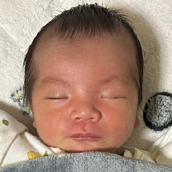 写真：赤ちゃん　さく