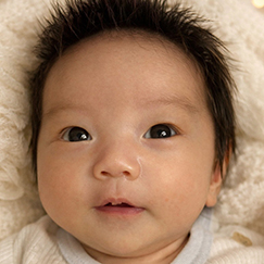 写真：赤ちゃん　ゆき