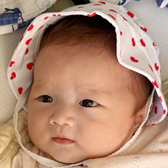 写真:赤ちゃん りお
