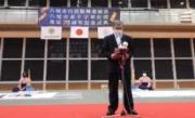 写真:会長あいさつの様子
