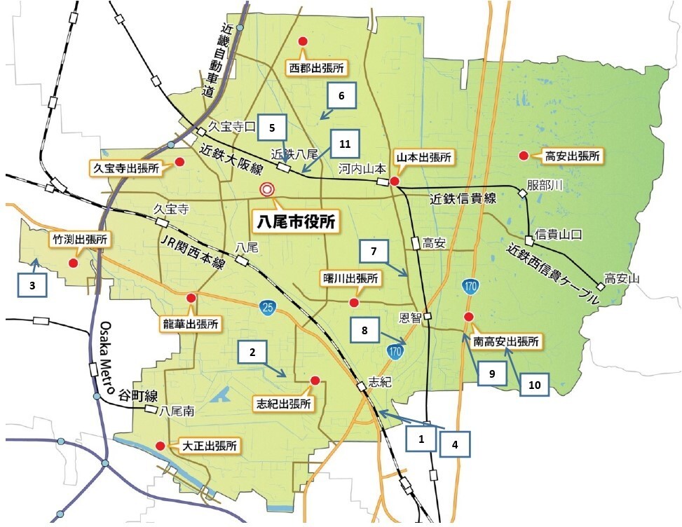 地図：map