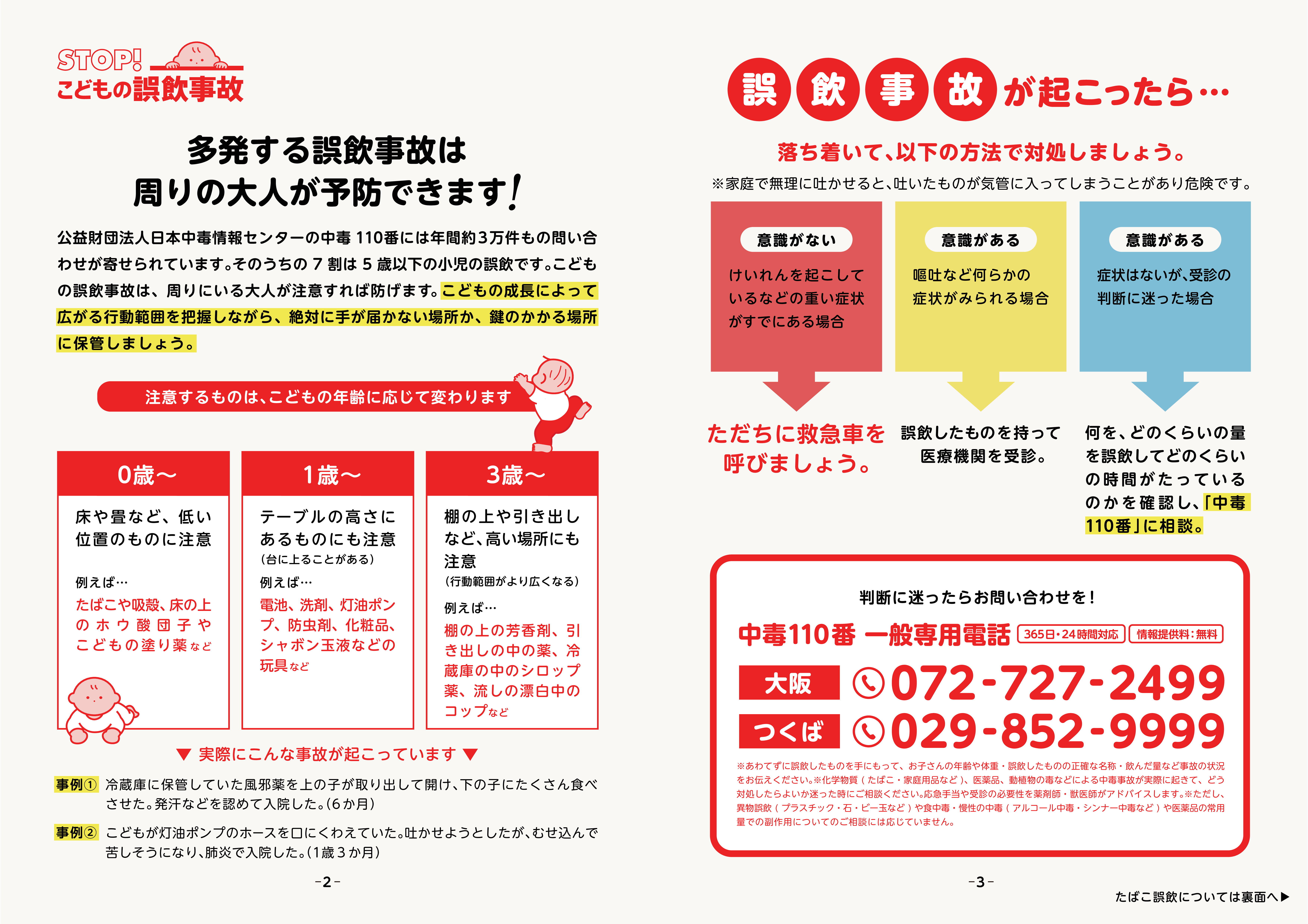 STOP! こどもの誤飲事故