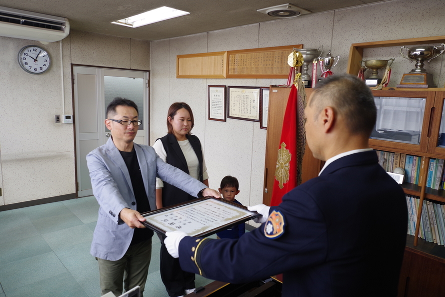 写真：贈呈式