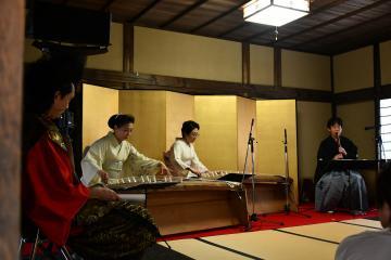 写真：箏演奏の様子