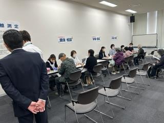 写真：健康相談ブースの様子