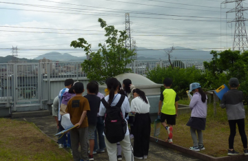 写真：屋上に設置されたトップライト