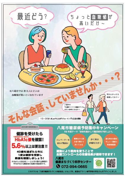 ポスターの写真：糖尿病予防集中キャンペーンポスター