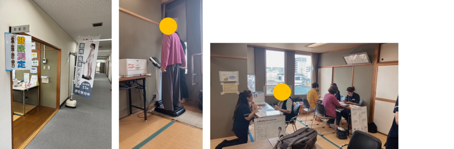 7月3日健康測定会の様子