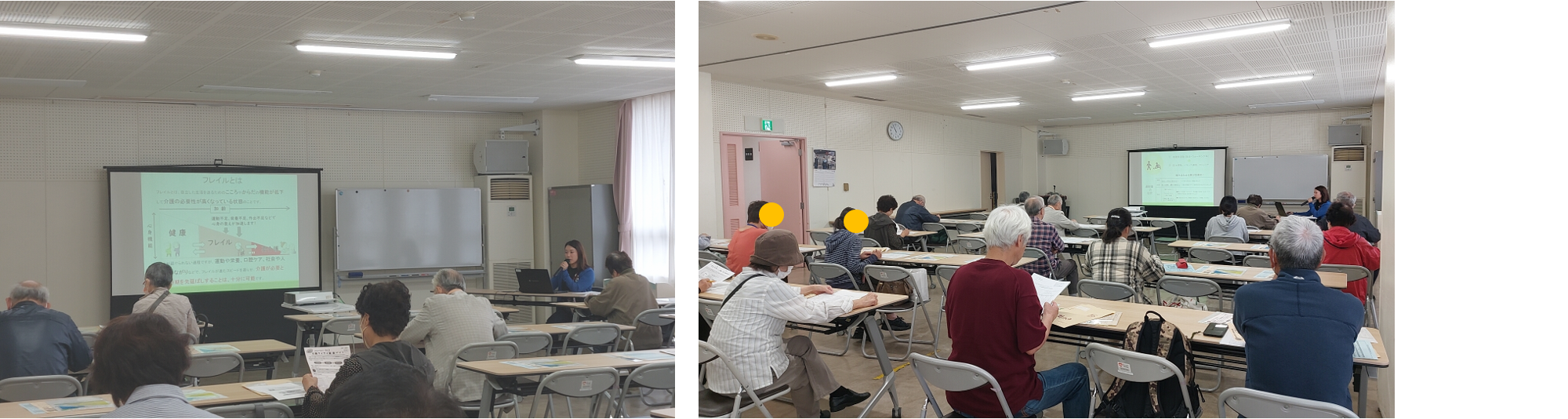 10月28日志紀地区健診結果説明会の様子