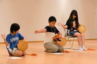 写真：大鼓の発表