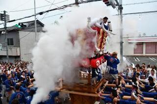 写真：大竹の布団太鼓