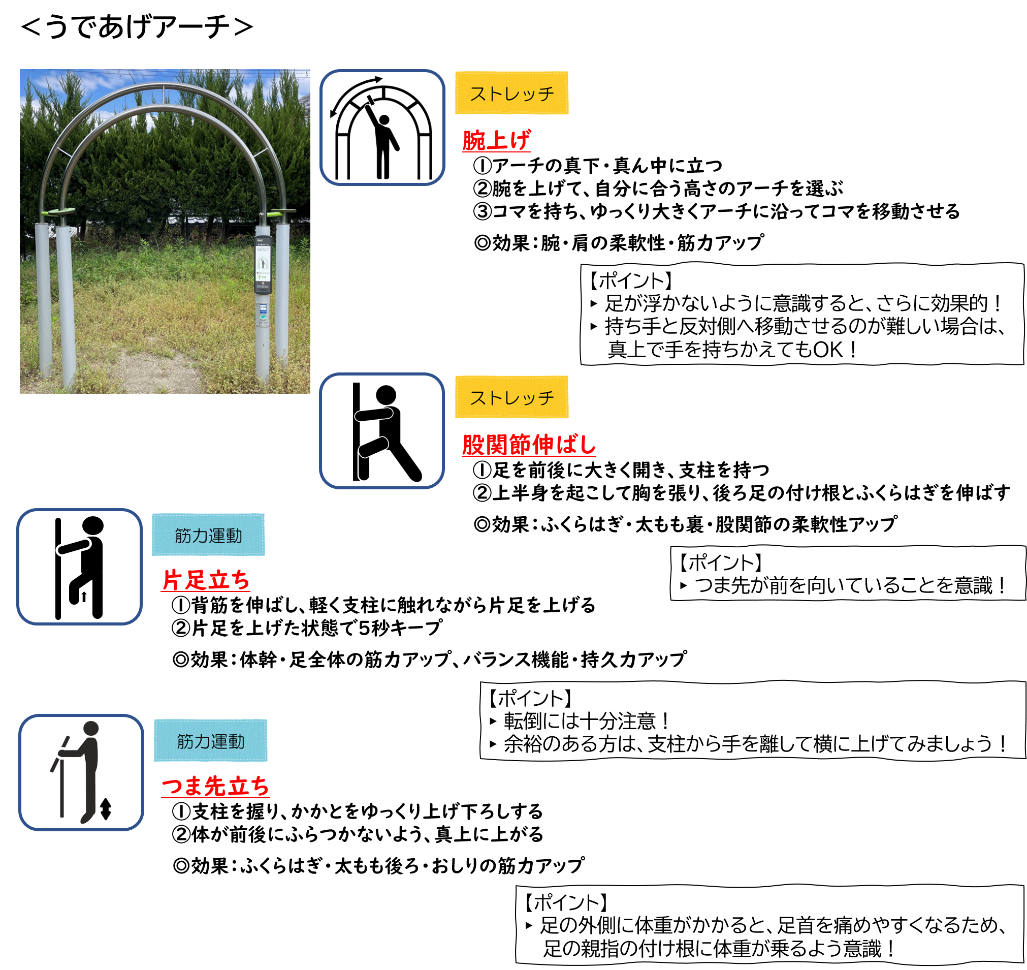うであげアーチ