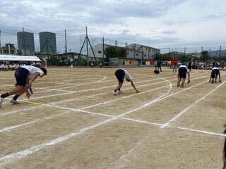 写真：学級対抗リレー1
