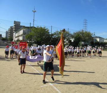 写真：運動会練習