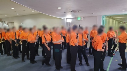 写真：吹奏楽部マーチング2