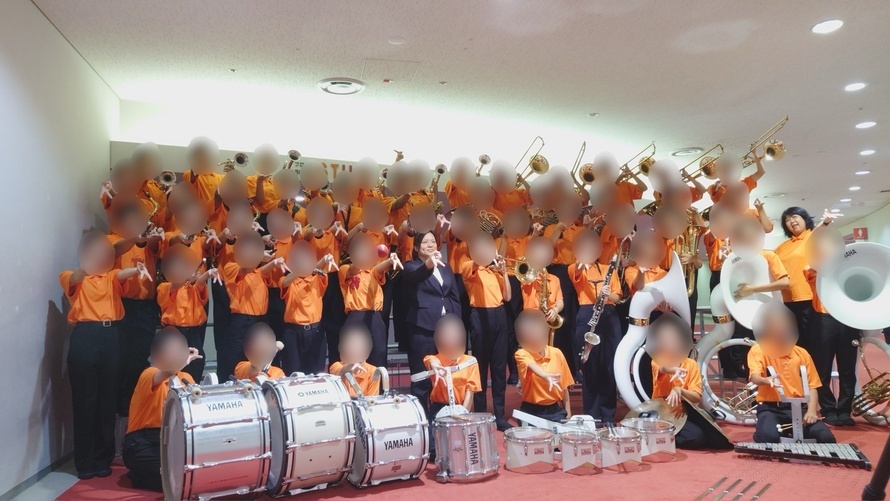 写真：吹奏楽部マーチング3