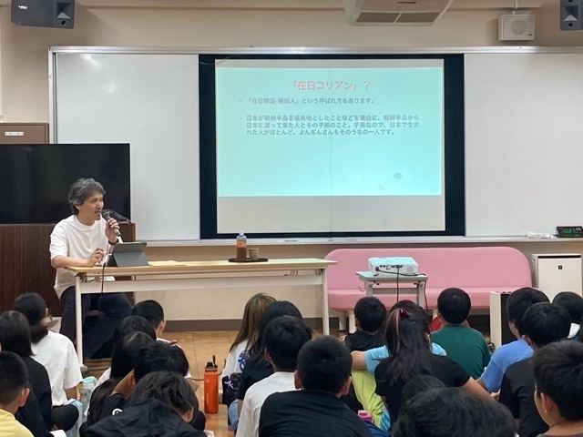 写真：コリアタウン見学の事前学習2