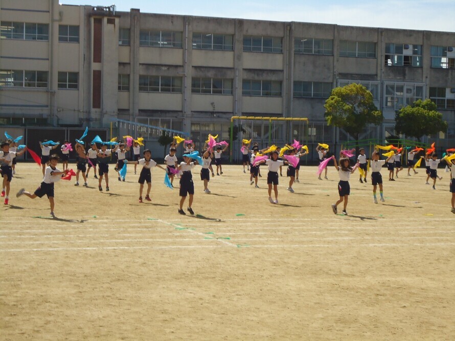 写真：運動会の練習2
