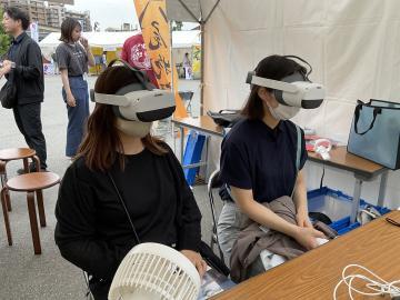 写真：VR体験