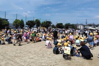 写真：土曜参観と引渡し訓練1