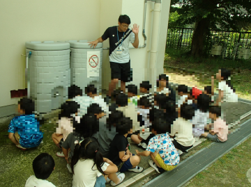 写真:雨水の再利用