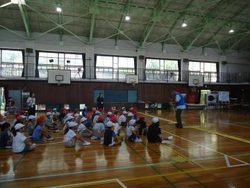 写真：視覚障がい者理解教育1