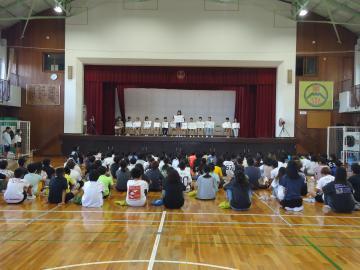 写真：後期児童会役員選挙1