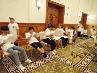 写真:修学旅行1日目の様子12