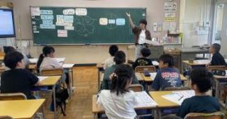 写真：もちあじ学習の様子
